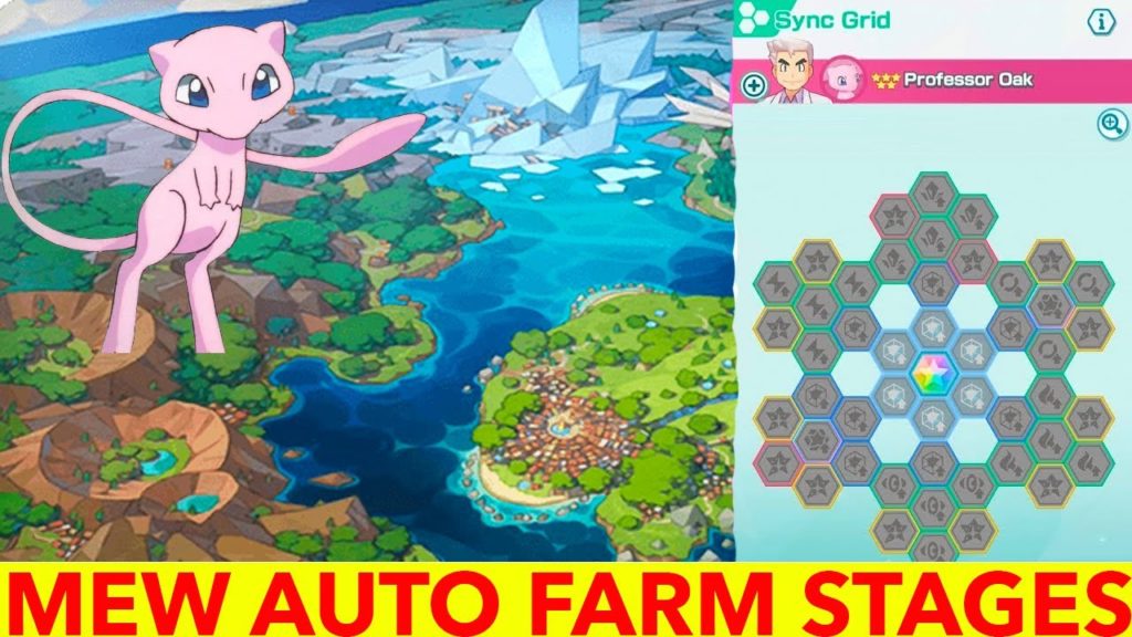 Auto Farm Mew Sync Orbs! / Pokemon Masters