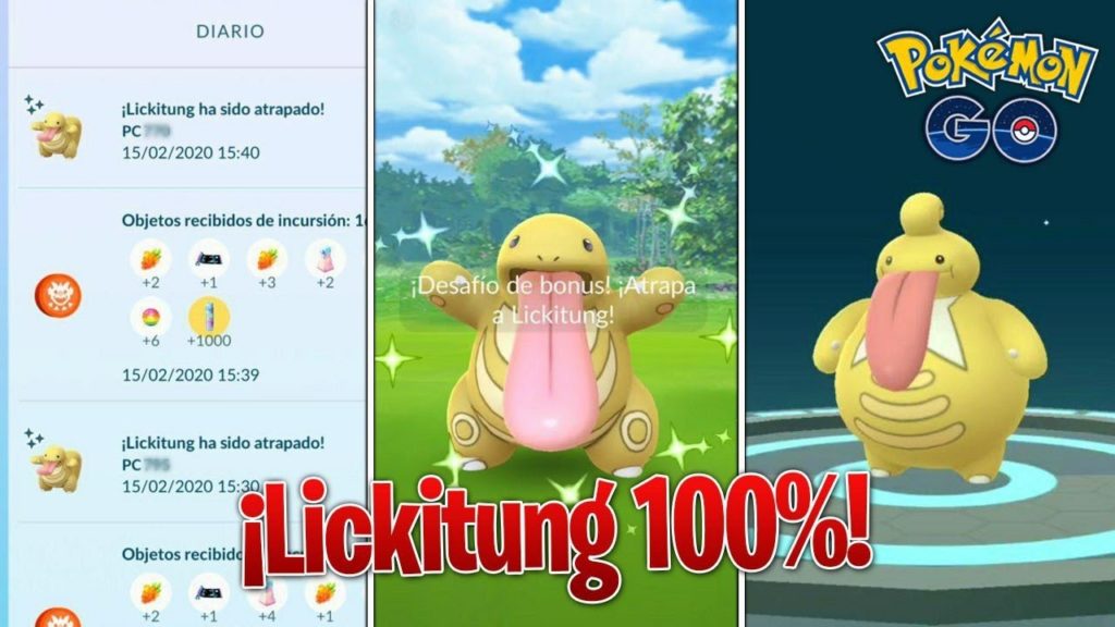 CAPTURO LICKITUNG 100% & SHINY EN EL RAID DAY de LICKITUNG! - Pokémon Go