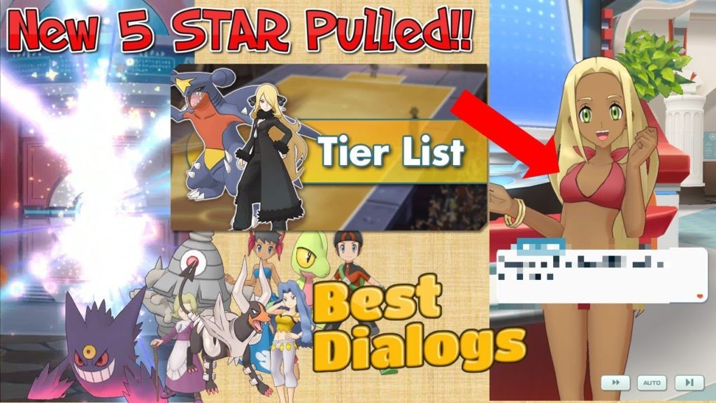 BOOM!! NEW 5 STAR SUMMON!! Pokemon Masters WISH LIST + BEST Dialogs!!!
