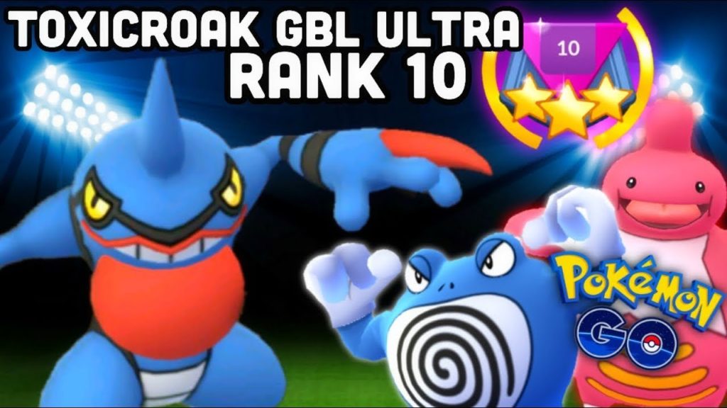 Toxicroak + Poliwrath in Ultra GO Battle League Rank 10 Pokemon GO