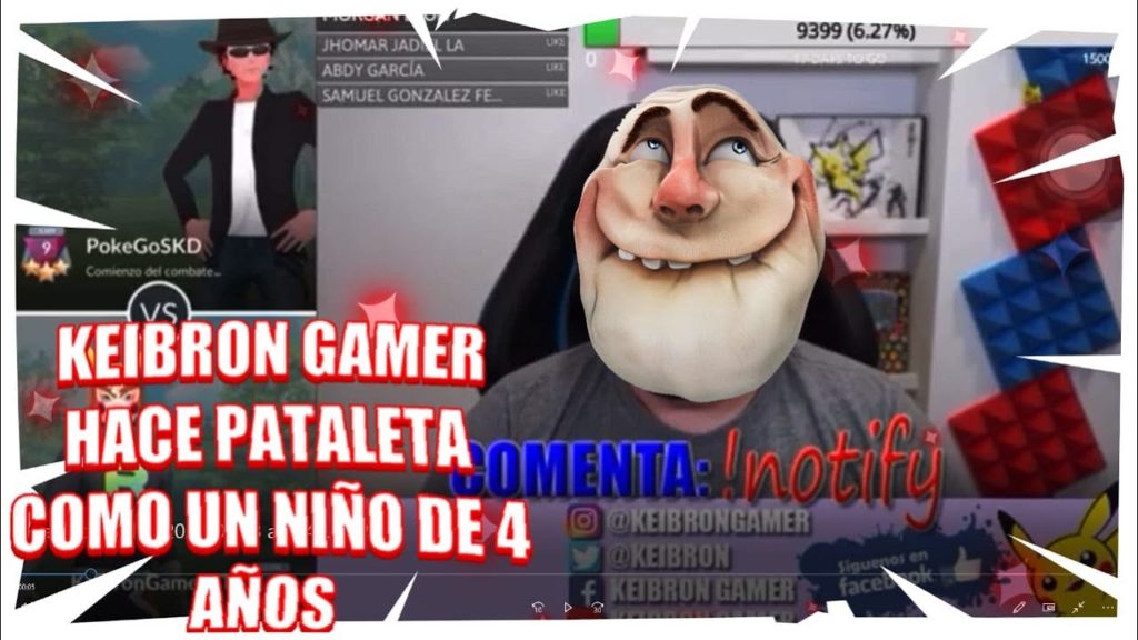 KEIBRON GAMER  HACE PATALETA Y DICE QUE ODIA #POKEMON GO