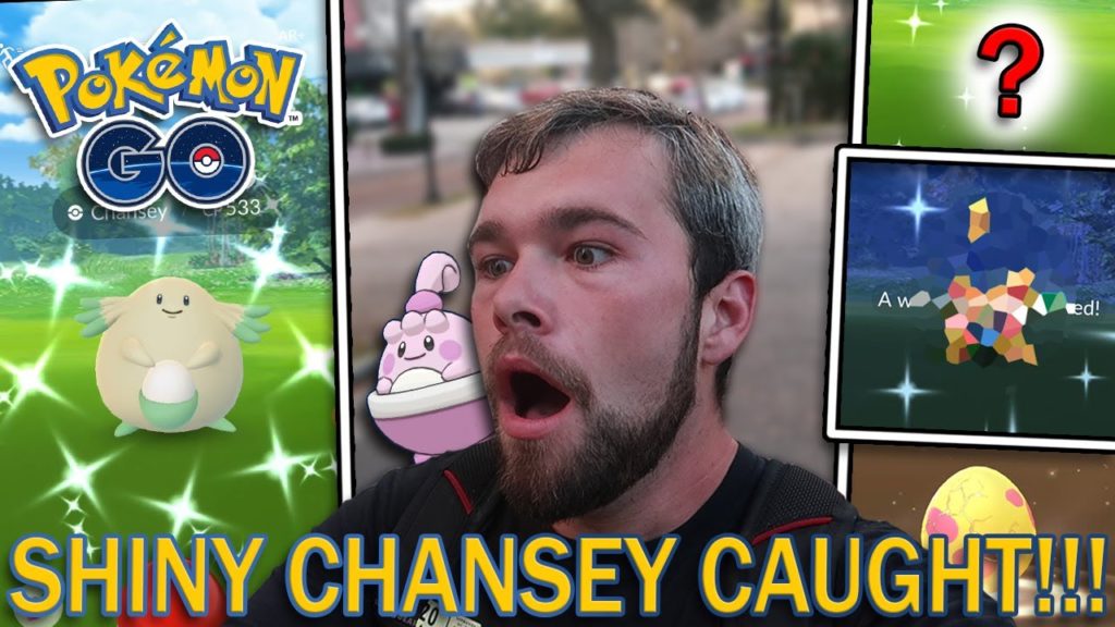 SHINY CHANSEY CAUGHT! 3 SHINY POKEMON FOUND! (Pokemon GO Valentines Event)