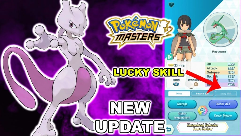MEWTWO STRIKES BACK! NEW LEVEL CAP UPDATE AND LUCKY SKILLS! | Pokemon Masters