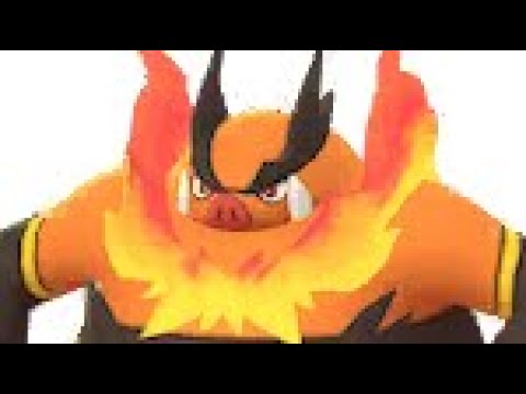 Pokémon Masters Evolving Hilda’s Tepig to Emboar