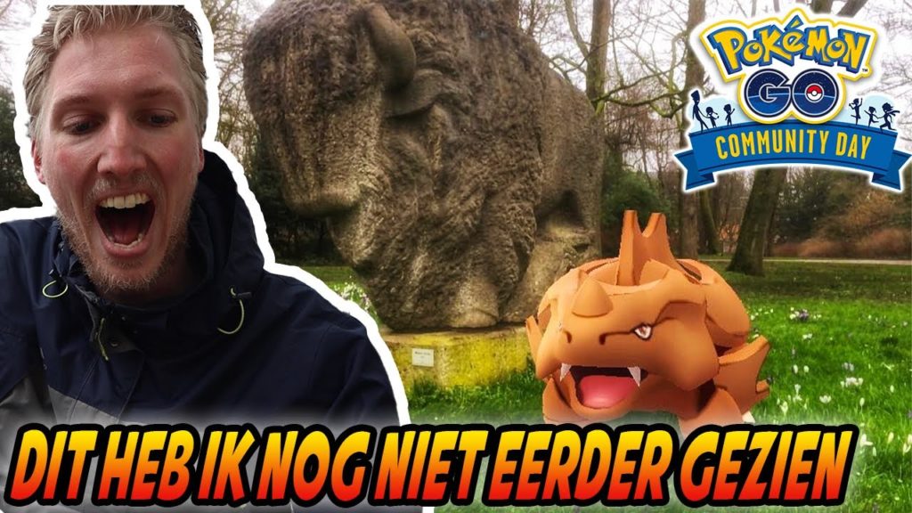 Pokemon GO Nederlands - Rhyhorn Community Day Nederland - Dit heb ik nog niet eerder gezien!