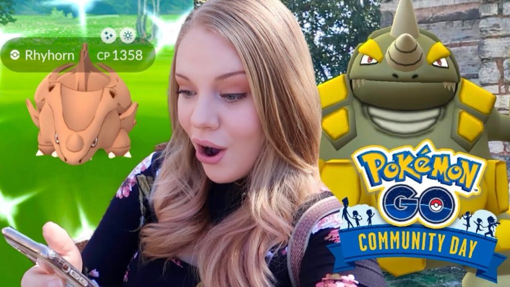 HOW MANY SHINIES? Shiny Rhyhorn Community Day in Pokémon Go! (Vlog)
