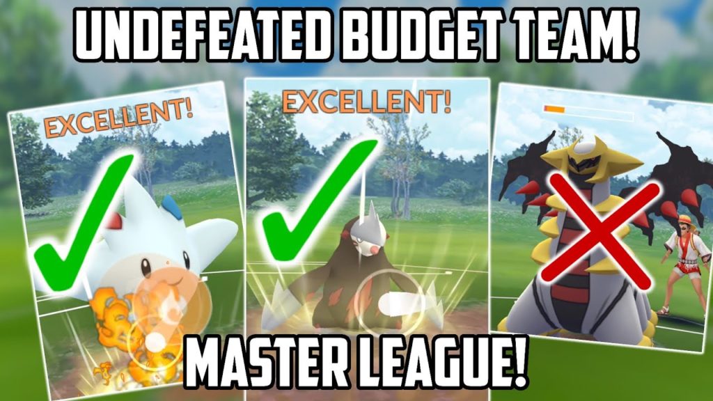 UNDEFEATED Budget Master League Team in Pokemon Go!