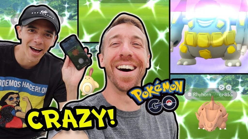 HOW WAS THIS POSSIBLE?!  SHINIES CAUGHT FOR RHYHORN COMMUNITY DAY!  (Pokémon GO) - Target Edition