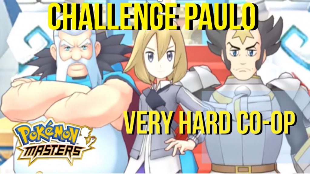 CHALLENGE PAULO, WIKSTROM, WULFRIC | VERY HARD Co-op Online | Pokemon Masters