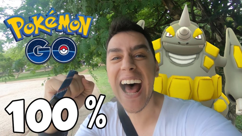 SURTEI !!! 2 RHYHORN 100%! RHYHORN DAY INSANO! - Pokémon Go | Capturando Shiny (Parte 155)