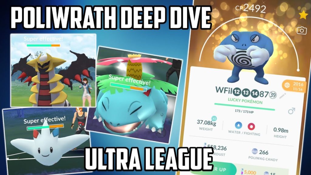 Poliwrath Deep Dive Ultra League PVP in Pokemon Go!
