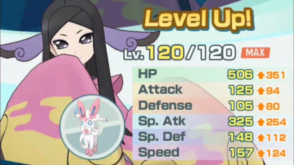 [Pokemon Masters] Level Up to MAX (4-Star Valerie)