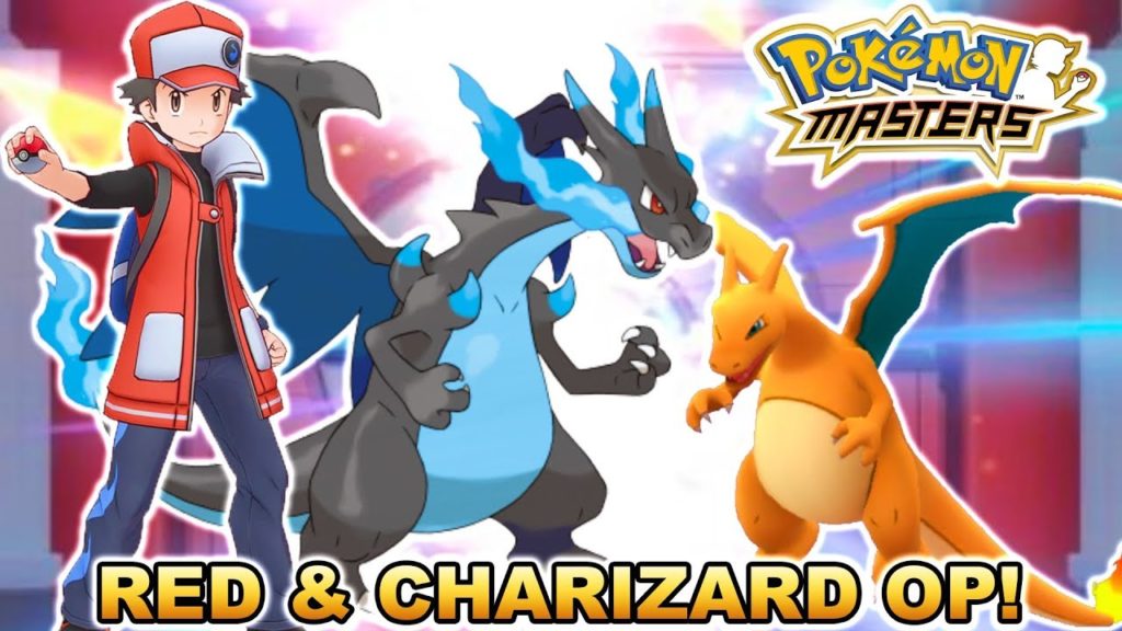 BEST UNIT IN THE GAME! RED AND MEGA CHARIZARD X MOVES AND STATS ANALYSIS! | Pokemon Masters