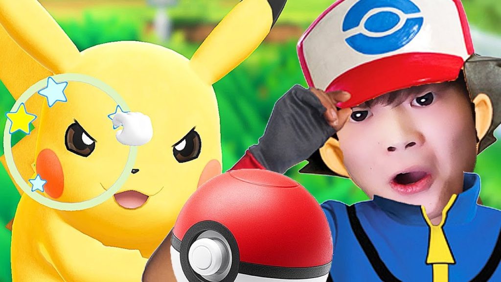 【屌德斯解说】 精灵宝可梦Let's Go 超真实捉宝可梦体验！皮卡丘萌翻天！