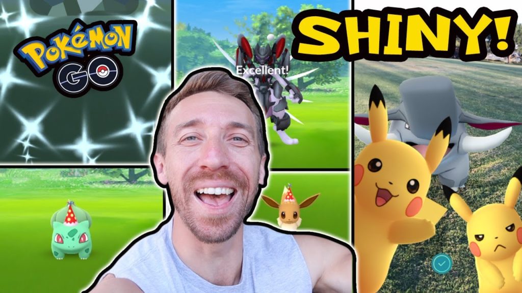 SHINY PARTY POKEMON CAUGHT! (Pokémon GO)