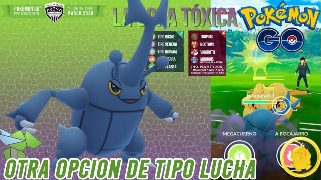 ¡HERACROSS como OTRA OPCIÓN de TIPO LUCHA!-Pokémon Go PvP