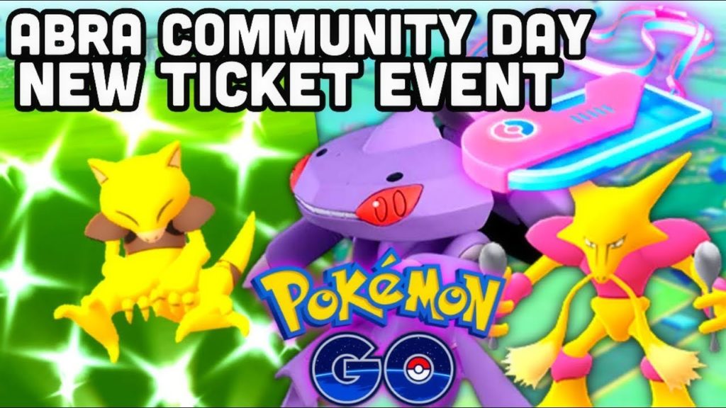 Shiny Abra Community Day & NEW Ticket Event in Pokemon GO | Genesect coming soon?
