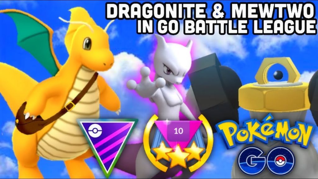 Dragonite & Mewtwo in GO Battle League Rank 10 Master | Pokemon GO | Pokémon day special
