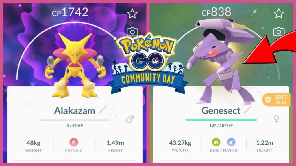 ABRA COMMUNITY DAY IS COMING TO POKEMON GO! Shiny Abra & New Genesect Special Research!