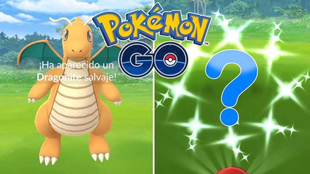 DRAGONITE SALVAJE Y PRIMER SHINY DEL EVENTO CON GORRO FESTIVO! [Pokémon GO-davidpetit]