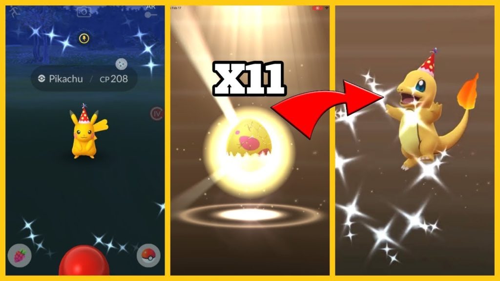HATCHING 11 7KM PARTY HAT EGGS IN POKEMON GO! Shiny Party Hat Pikachu AND Eevee Found!