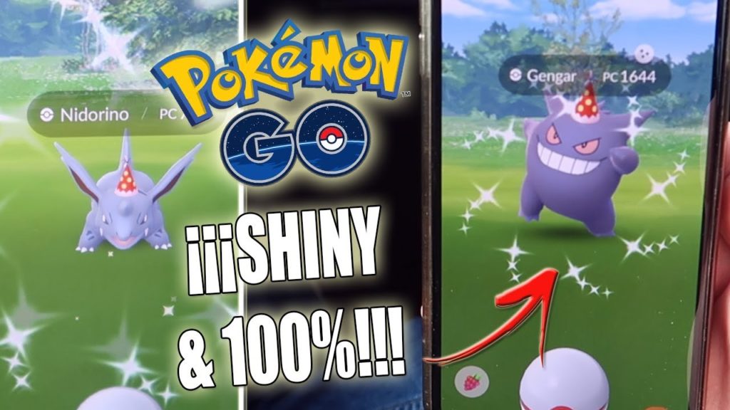 🚨NO LO CREERÁS🚨 CAPTURO GENGAR SHINY 100% de IV en Pokémon GO! Además NIDORINO SHINY! [Keibron]