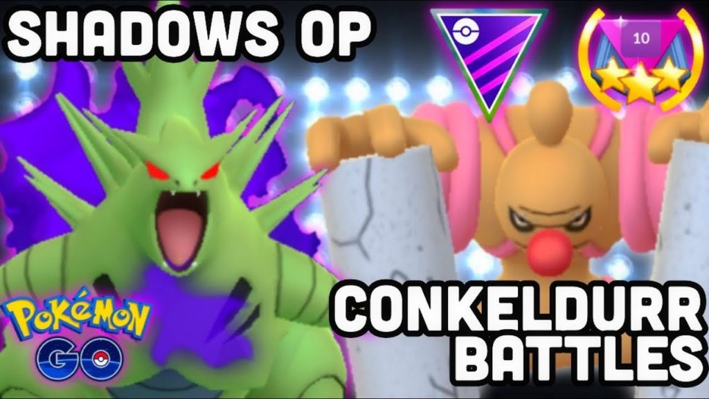 Shadow Pokémon OP in Pokemon GO | Conkeldurr in GO Battle League Master Rank 10
