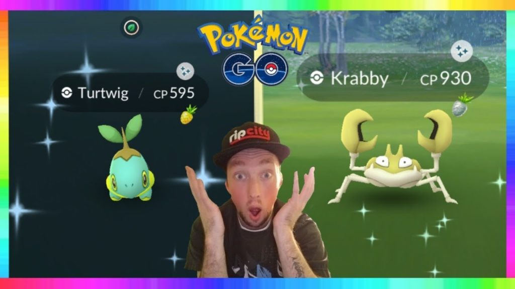 WOW! SHINY KRABBY CAUGHT + SHINY TURTWIG CAUGHT IN POKEMON GO! ( MEGA CHARMANDER NEST )