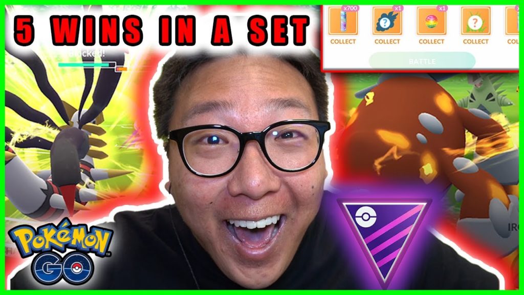 100% WIN RATE FOR A SET OF BATTLES WITH HEATRAN - POKEMON GO BATTLE MASTER LEAGUE