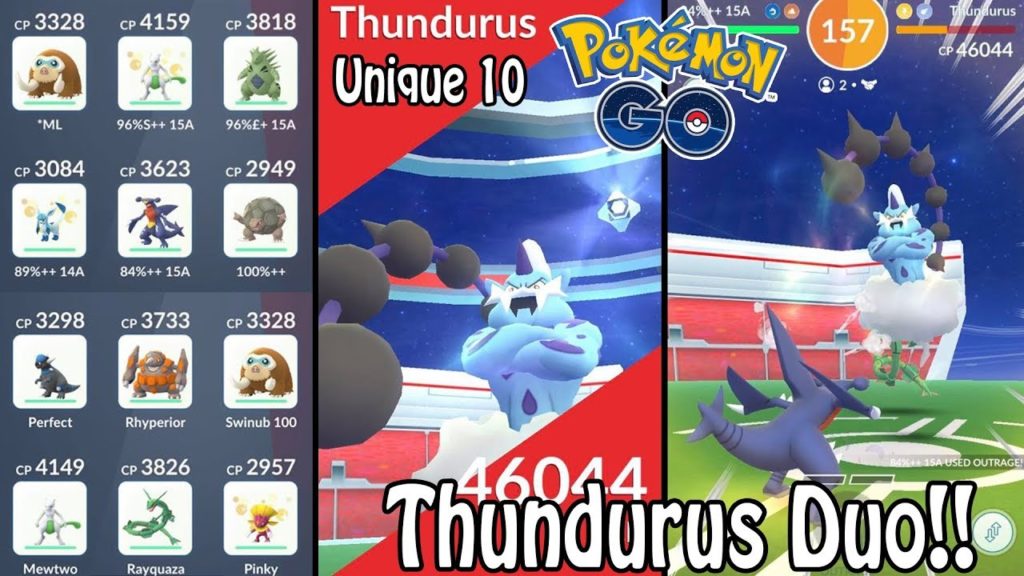 UNIQUE 10 Thundurus Raid Boss DUO/2 MAN In Pokémon GO! (w/Commentary) | Legendary Raids Ep. 89