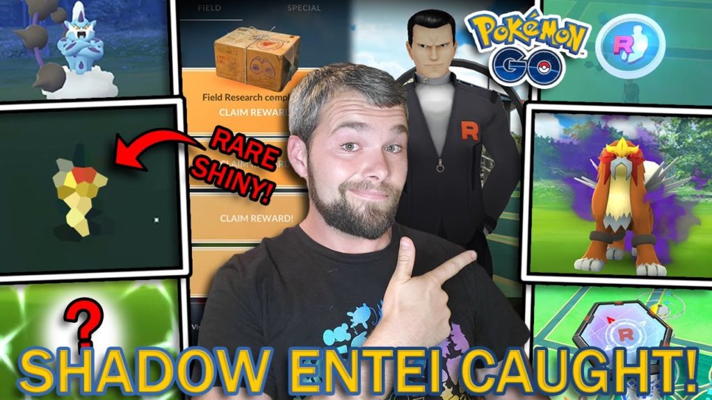 2 SHINY POKEMON CAUGHT! SHADOW ENTEI! THUNDURUS REWARDS!? (Pokemon GO)