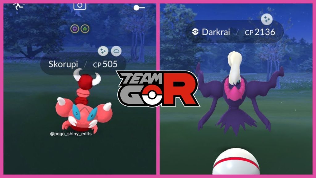 NEW TEAM GO ROCKET EVENT IN POKEMON GO! Shiny Skorupi Spawns & Shiny Darkrai Raids!