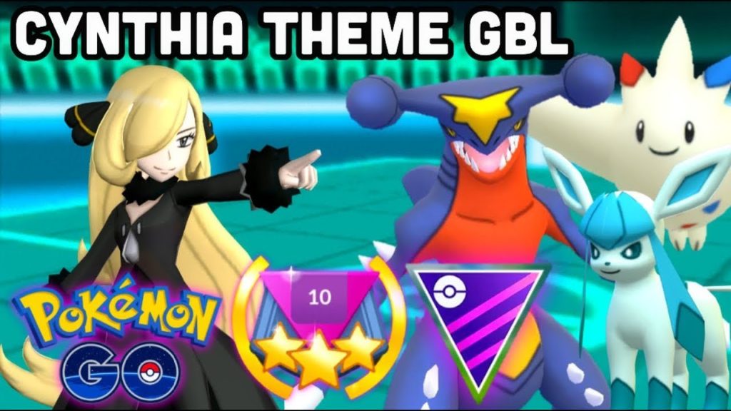 Cynthia Team in GO Battle League Master Pokemon GO | Gym Leader, Elite 4 & Champion challenge