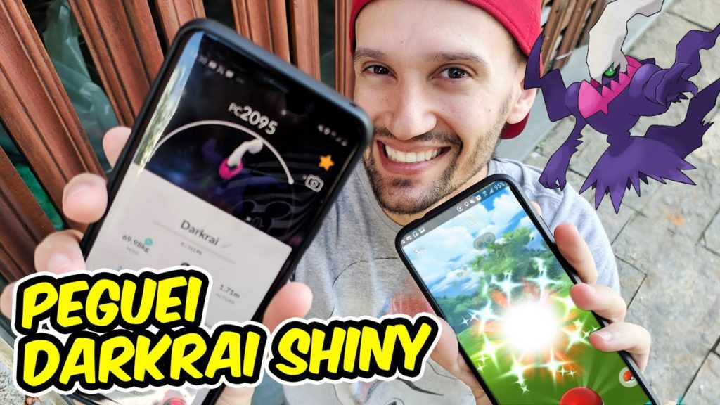 BRILHOU DARKRAI SHINY e um INESPERADO SHINY apareceu GAMEPLAY | Pokemon Go TCG
