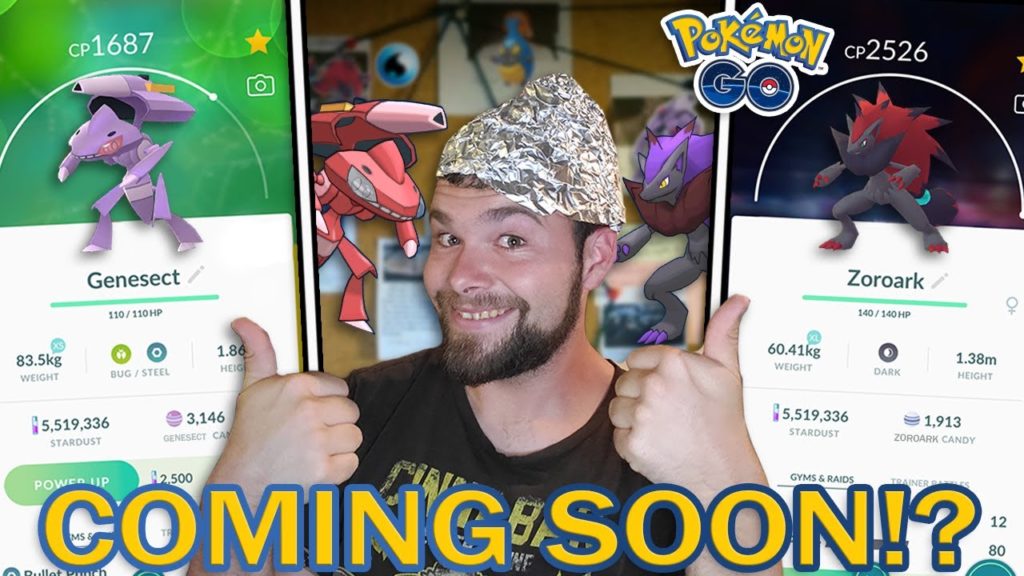 ZOROARK AND GENESECT COMING SOON TO POKEMON GO!? LETS GO OVER THE EVIDENCE!