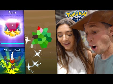 MODEL HATCHES ME A SHINY POKÉMON! Shiny Darkrai GO Battle GRIND BEGINS! (Pokémon GO)
