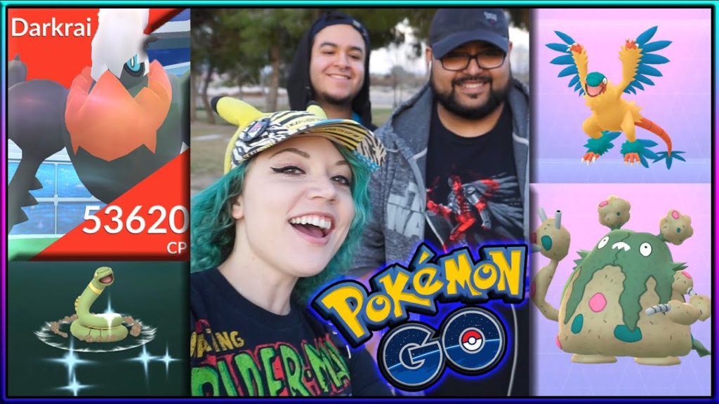 SHINY FOUND!! SHINY DARKRAI RAIDING IN POKÉMON GO!