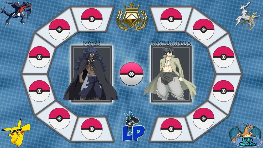 Pokemon Battle Simulator#444 Pokemon Master Peter VS Legendary Trainer Michelangelo