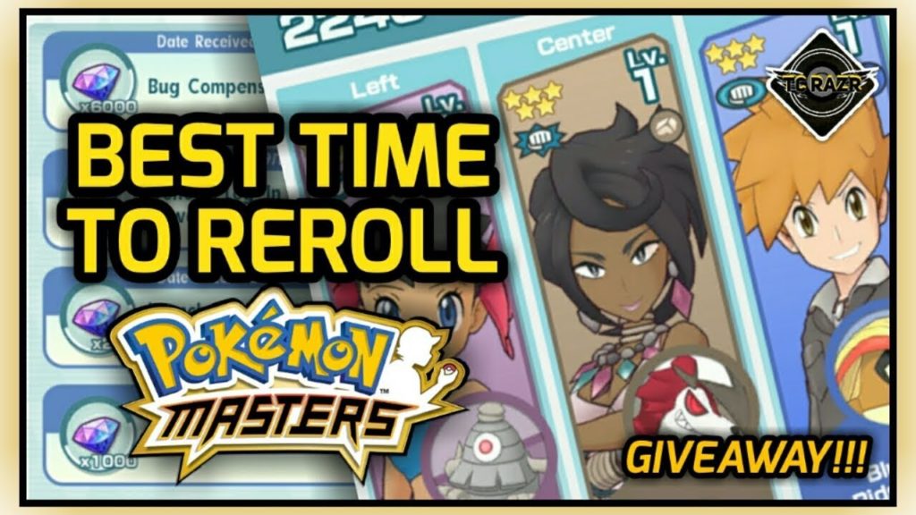 BEST TIME TO REROLL || 5* UNITS GIVEAWAY!! || POKEMON MASTERS