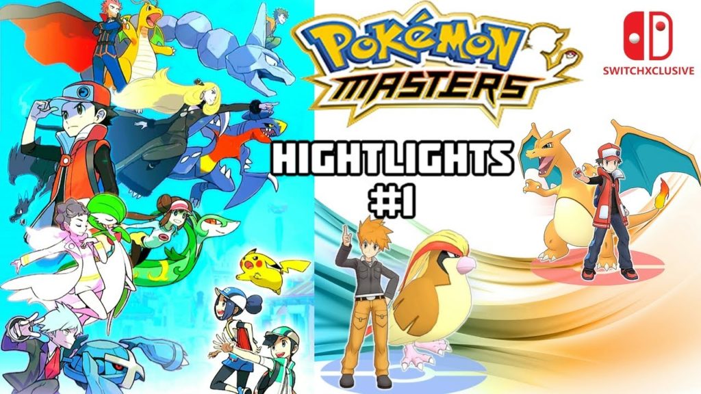 POKEMON MASTERS: HIGHLIGHTS|MEW|MEWTWO|RED|BLUE|GAMEPLAY|ANDROID/IOS