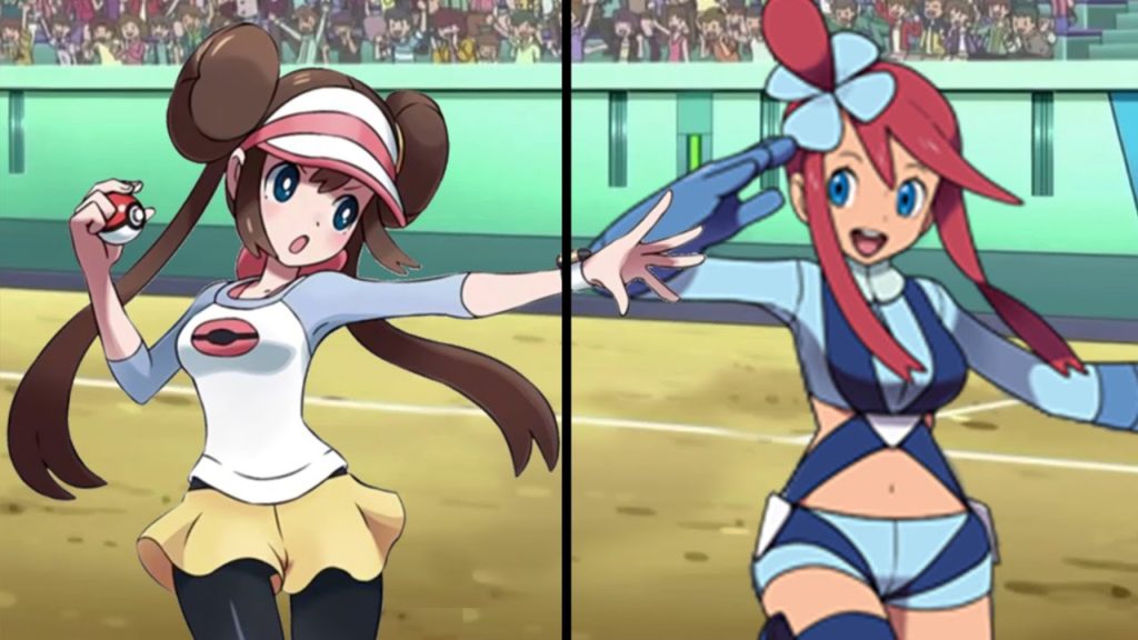 Pokemon Characters Battle: Rosa Vs Skyla (Pokemon Masters Showdown)