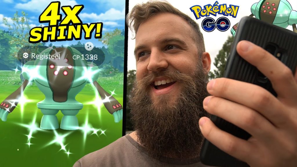 4 SHINY REGISTEEL FROM 1 RAID! (MIND BLOWN!) - Pokemon Go