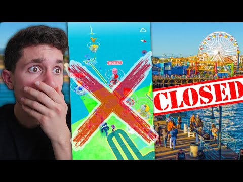 THE SANTA MONICA PIER IS CLOSED… (Pokémon GO)