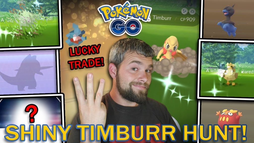SHINY TIMBURR HUNT! 3x RARE SHINY POKEMON CAUGHT! (Pokemon GO)
