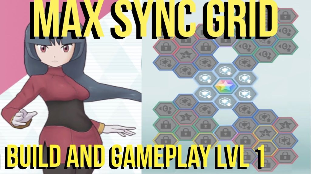 MAX SYNC GRID LVL. 1 SABRINA + ALAKAZAM? SHOWCASING Gameplay | Pokemon Masters