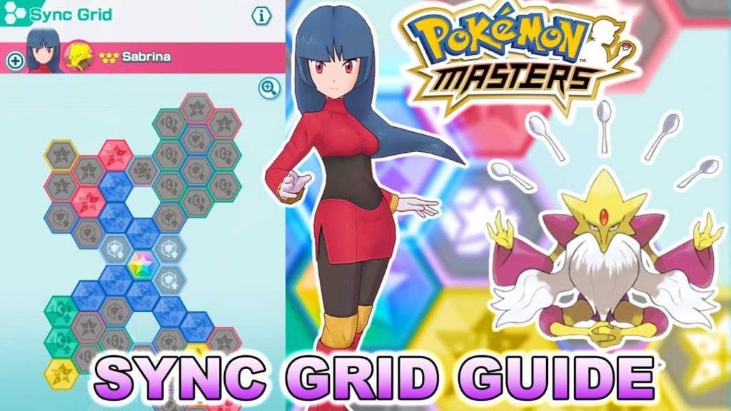 THE NEW BATTLE VILLA GODESS! SABRINA SYNC GRID BUILD GUIDE! | Pokemon Masters