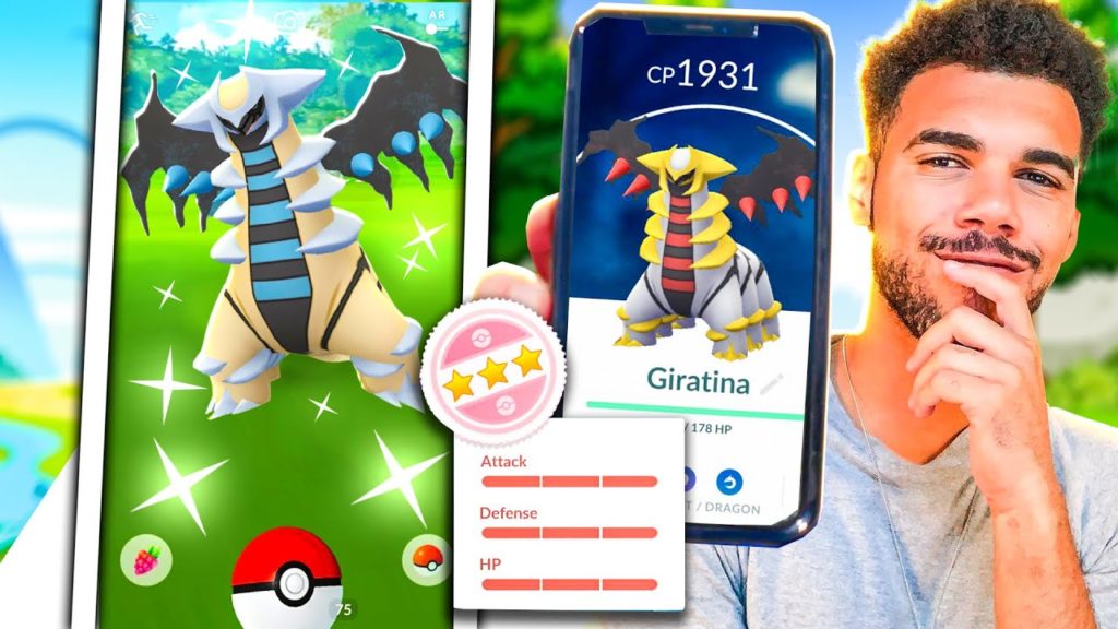 GIRATINA 100% E SHINY A MELHOR CAÇADA DA MINHA VIDA - POKEMON GO | Cris |