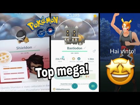 Potenzio Bastiodon e divento un Pro nella Lega mega: Pokémon Go Ita