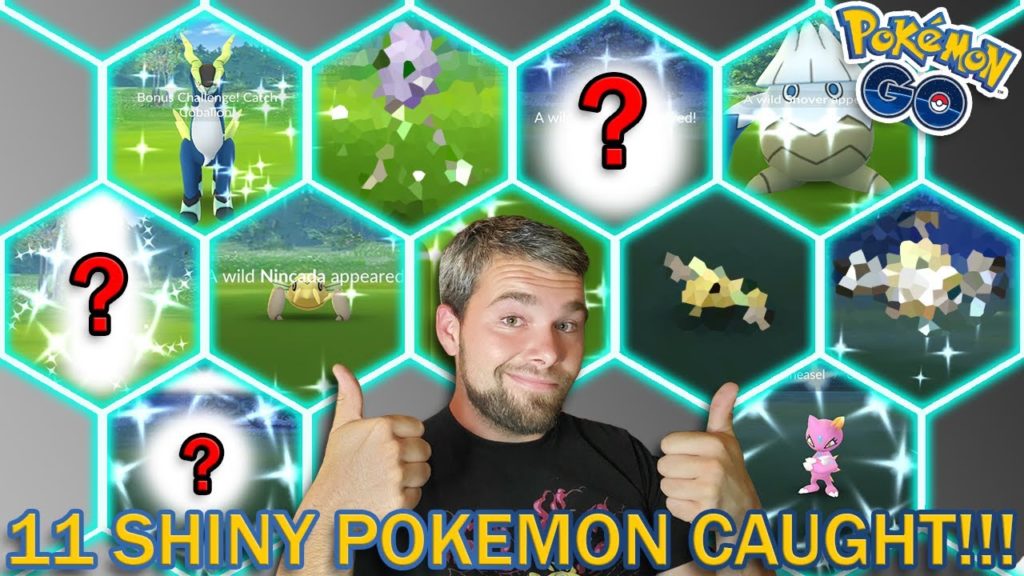 11 SHINY POKEMON CAUGHT! (Pokemon GO Genesect Event)
