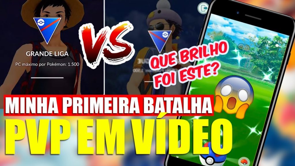 QUE BRILHO FOI ESTE? E MEU PRIMEIRO PVP EM VIDEO | POKEMON GO
